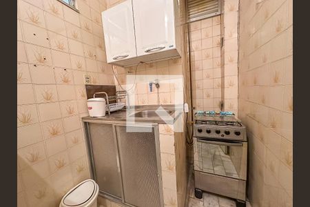 Cozinha de apartamento para alugar com 1 quarto, 30m² em Flamengo, Rio de Janeiro