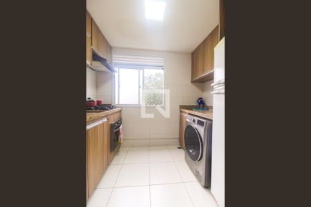 Cozinha e área de serviço de apartamento à venda com 2 quartos, 40m² em Colônia (zona Leste), São Paulo