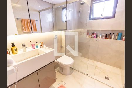 Apartamento à venda com 136m², 3 quartos e sem vaga Apartamento à venda com 136m², 3 quartos e sem vagaBanheiro da Suíte