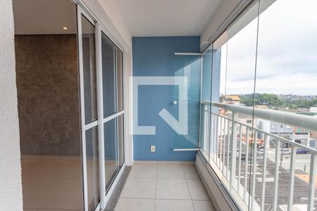 Varanda da sala de apartamento para alugar com 2 quartos, 59m² em Conceição, Diadema