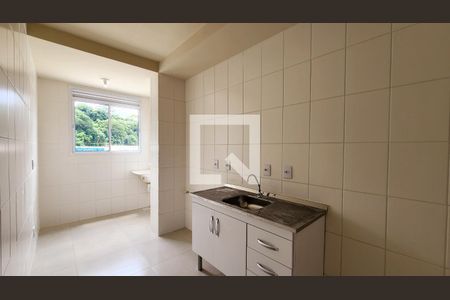 Cozinha e Área de Serviço de apartamento para alugar com 2 quartos, 56m² em Vila Tupi, Várzea Paulista
