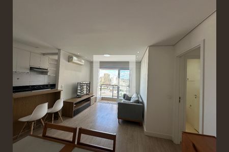 Sala de apartamento para alugar com 1 quarto, 55m² em Alphaville Industrial, Barueri