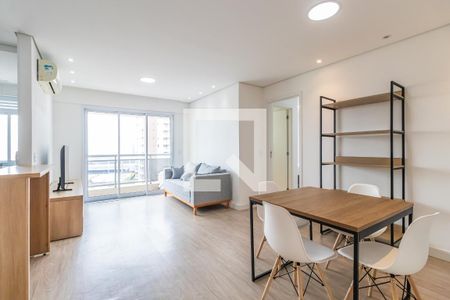 Sala de apartamento para alugar com 1 quarto, 55m² em Alphaville Industrial, Barueri