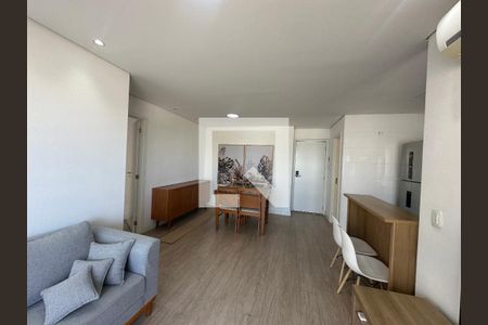 Sala de apartamento para alugar com 1 quarto, 55m² em Alphaville Industrial, Barueri