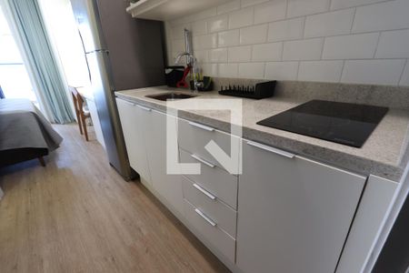 Studio à venda com 26m², 1 quarto e sem vagaStudio - ambiente cozinha