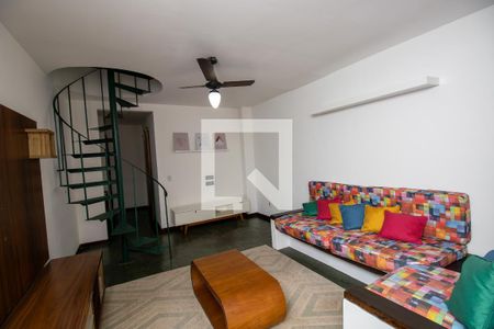 Sala de apartamento para alugar com 3 quartos, 103m² em Recreio dos Bandeirantes, Rio de Janeiro