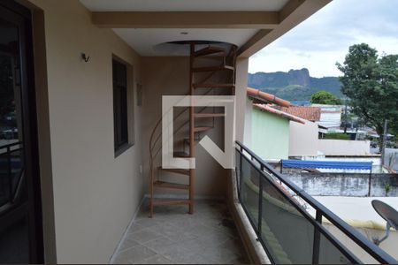 Varanda do Quarto 1 de casa à venda com 3 quartos, 235m² em Curicica, Rio de Janeiro