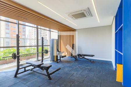 Studio para alugar com 28m², 1 quarto e sem vaga Studio para alugar com 28m², 1 quarto e sem vagaÁrea comum - Academia