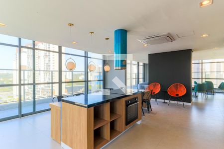 Studio para alugar com 28m², 1 quarto e sem vaga Studio para alugar com 28m², 1 quarto e sem vagaÁrea comum - Espaço Gourmet