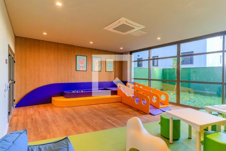 Studio para alugar com 28m², 1 quarto e sem vaga Studio para alugar com 28m², 1 quarto e sem vagaÁrea comum - Brinquedoteca