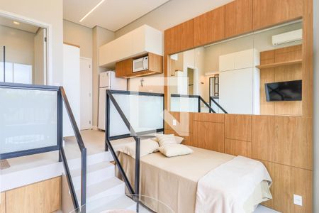 Sala/Quarto de kitnet/studio para alugar com 1 quarto, 28m² em Itaim Bibi, São Paulo