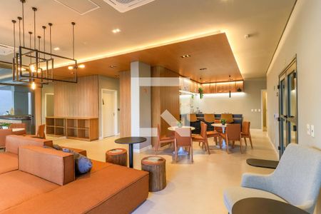 Studio para alugar com 28m², 1 quarto e sem vaga Studio para alugar com 28m², 1 quarto e sem vagaÁrea comum - Salão de festas