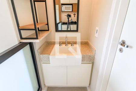 Studio para alugar com 28m², 1 quarto e sem vaga Studio para alugar com 28m², 1 quarto e sem vagaBanheiro