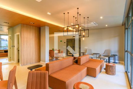 Studio para alugar com 28m², 1 quarto e sem vaga Studio para alugar com 28m², 1 quarto e sem vagaÁrea comum - Salão de festas