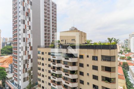 Studio para alugar com 28m², 1 quarto e sem vaga Studio para alugar com 28m², 1 quarto e sem vagaVista da Varanda