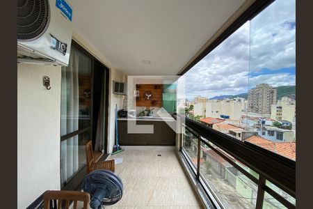Varanda da Sala de apartamento à venda com 3 quartos, 119m² em Engenho de Dentro, Rio de Janeiro