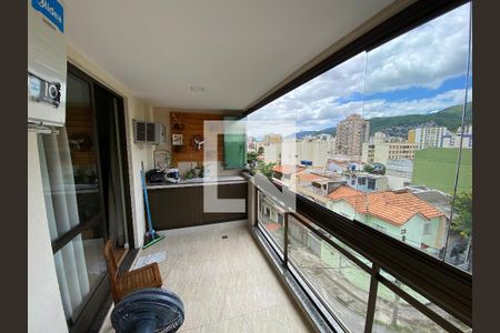 Varanda da Sala de apartamento à venda com 3 quartos, 119m² em Engenho de Dentro, Rio de Janeiro