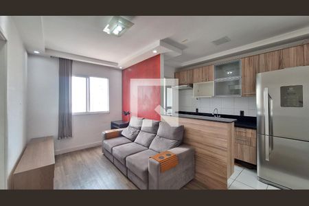 Sala de apartamento para alugar com 1 quarto, 33m² em Barra Funda, São Paulo