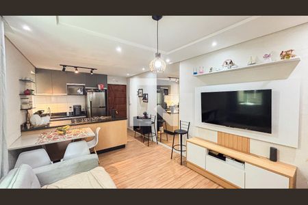 Sala - Sala de Jantar de apartamento à venda com 2 quartos, 50m² em Vila Pires, Santo André