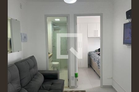 Sala e Cozinha Integrada de apartamento à venda com 1 quarto, 30m² em Lapa, São Paulo