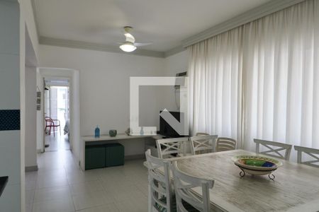Sala de apartamento para alugar com 2 quartos, 92m² em Jardim Tres Marias, Guarujá