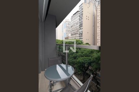 Studio para alugar com 22m², 1 quarto e sem vagaVaranda