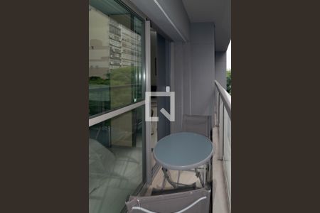 Studio para alugar com 22m², 1 quarto e sem vagaVaranda