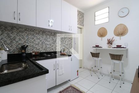 Cozinha de apartamento para alugar com 1 quarto, 40m² em Luz, São Paulo