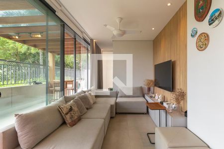 Sala de TV de apartamento à venda com 3 quartos, 220m² em Swiss Park, Campinas