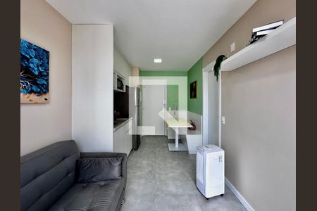 Sala de apartamento à venda com 1 quarto, 29m² em Campo Belo, São Paulo