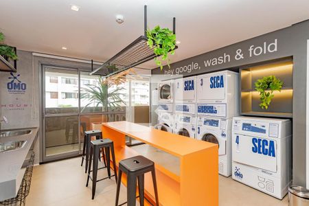 Apartamento para alugar com 32m², 1 quarto e sem vagaLavanderia