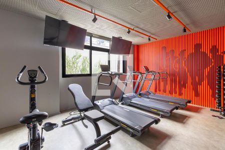 Studio à venda com 25m², 1 quarto e sem vagaAcademia