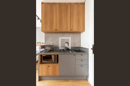 Cozinha de kitnet/studio à venda com 1 quarto, 25m² em Pinheiros, São Paulo