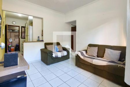 Sala de casa de condomínio para alugar com 1 quarto, 100m² em Cidade Ocian, Praia Grande