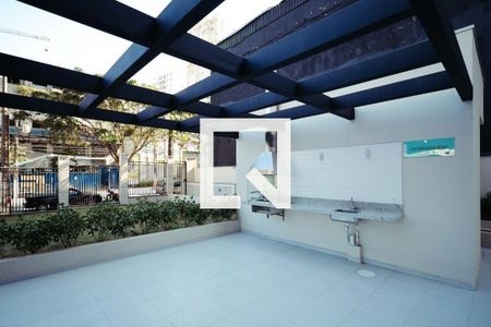 Studio para alugar com 34m², 1 quarto e 1 vagaChurrasqueira