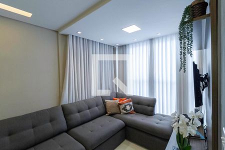 Sala  de apartamento à venda com 3 quartos, 75m² em Castelo, Belo Horizonte