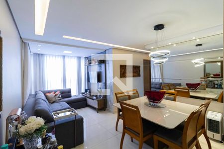 Sala  de apartamento à venda com 3 quartos, 75m² em Castelo, Belo Horizonte