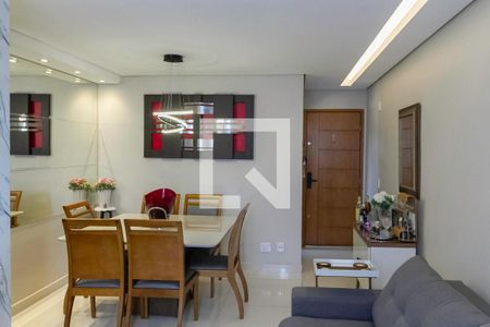 Sala  de apartamento à venda com 3 quartos, 75m² em Castelo, Belo Horizonte