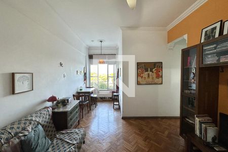 Sala de apartamento para alugar com 1 quarto, 40m² em Glória, Rio de Janeiro