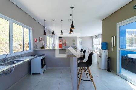 Apartamento para alugar com 46m², 2 quartos e 1 vagaÁrea comum - Salão de festas