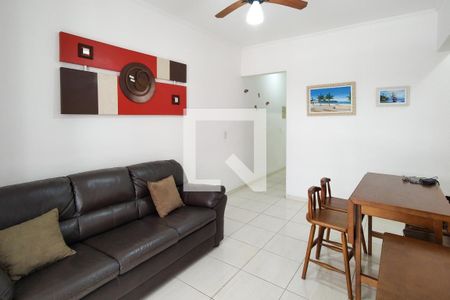 Sala de apartamento para alugar com 2 quartos, 60m² em Canto do Forte, Praia Grande