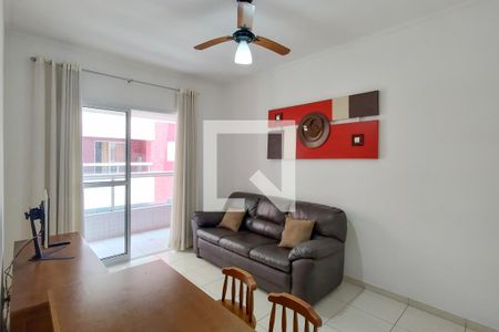 Sala de apartamento para alugar com 2 quartos, 60m² em Canto do Forte, Praia Grande