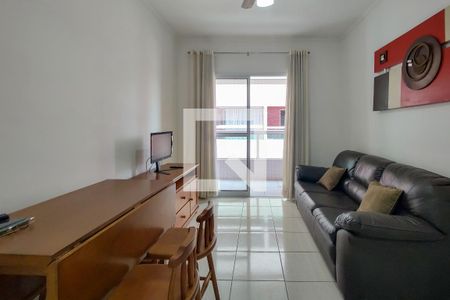 Sala de apartamento para alugar com 2 quartos, 60m² em Canto do Forte, Praia Grande
