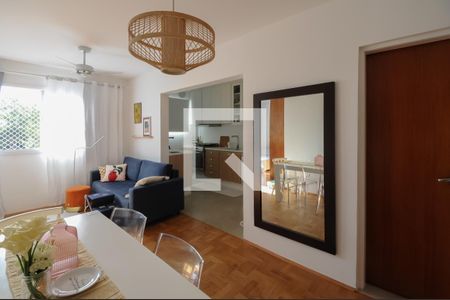 Sala de apartamento para alugar com 1 quarto, 50m² em Centro, São Bernardo do Campo