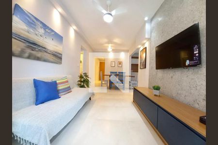 Sala de apartamento para alugar com 2 quartos, 74m² em Boqueirão, Praia Grande