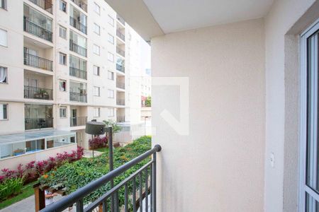 Varanda da Sala de apartamento à venda com 2 quartos, 55m² em Conceição, Diadema