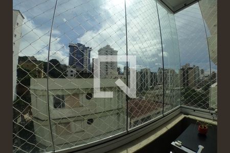 Varanda /vista de apartamento à venda com 3 quartos, 120m² em Anchieta, Belo Horizonte
