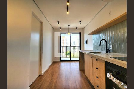Sala/Cozinha de apartamento à venda com 1 quarto, 27m² em Vila Olímpia, São Paulo