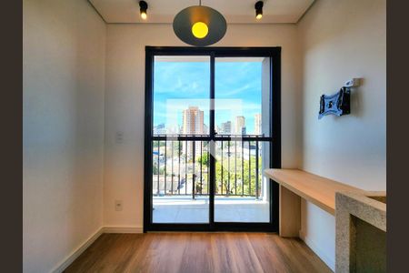 Sala/Cozinha de apartamento à venda com 1 quarto, 27m² em Vila Olímpia, São Paulo