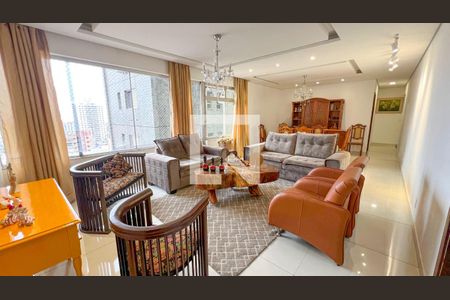 Sala de apartamento à venda com 5 quartos, 210m² em Santo Antônio, Belo Horizonte